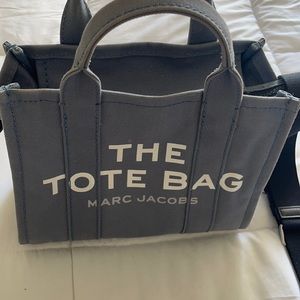 MARC JACOBS tote bag in denim blue